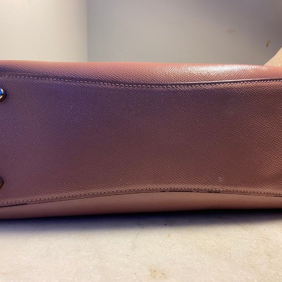 Dusk Pink Coach Leather Bag - Picture 3 of 6